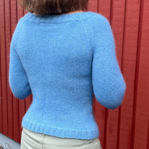 Raglan sweater - powder blue / Raglan troyggja - due blå