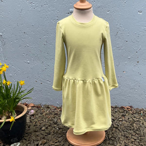 Dress - pale lime / Kjóli - leim