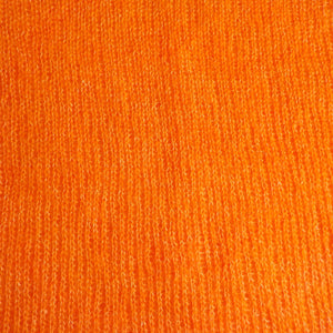 V-neck mohair blouse - orange / Mohairblusa við v-hálsi - appelsingul